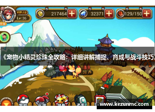 《宠物小精灵珍珠全攻略：详细讲解捕捉、育成与战斗技巧》
